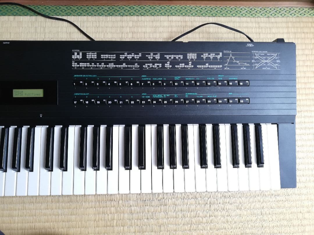 YAMAHA DX7s シンセサイザー ・動作品・電池交換済み