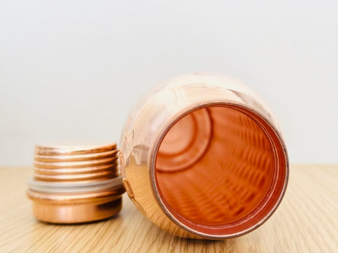 銅製ハンマード水筒 100%Copper 新品　ヒマラヤ