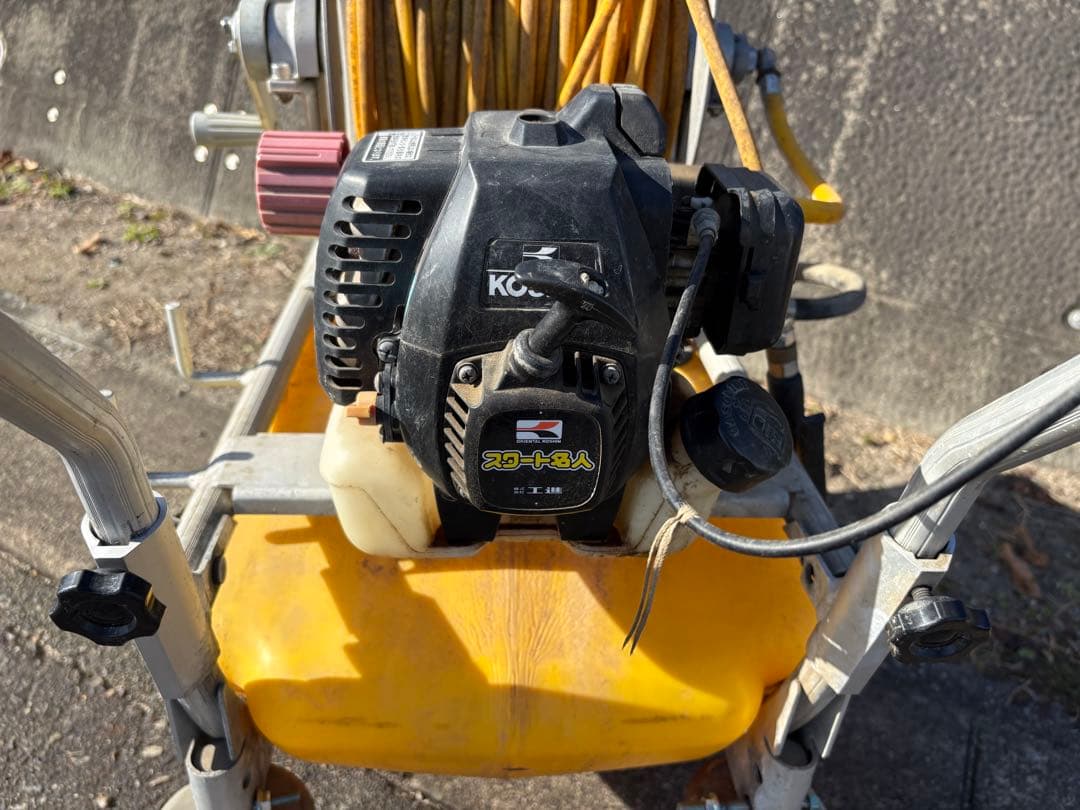 匿*ド様 工進 MS-E2R50T 2サイクルエンジン式小型動噴　ジャンク品！引