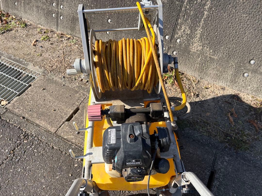 匿*ド様 工進 MS-E2R50T 2サイクルエンジン式小型動噴　ジャンク品！引