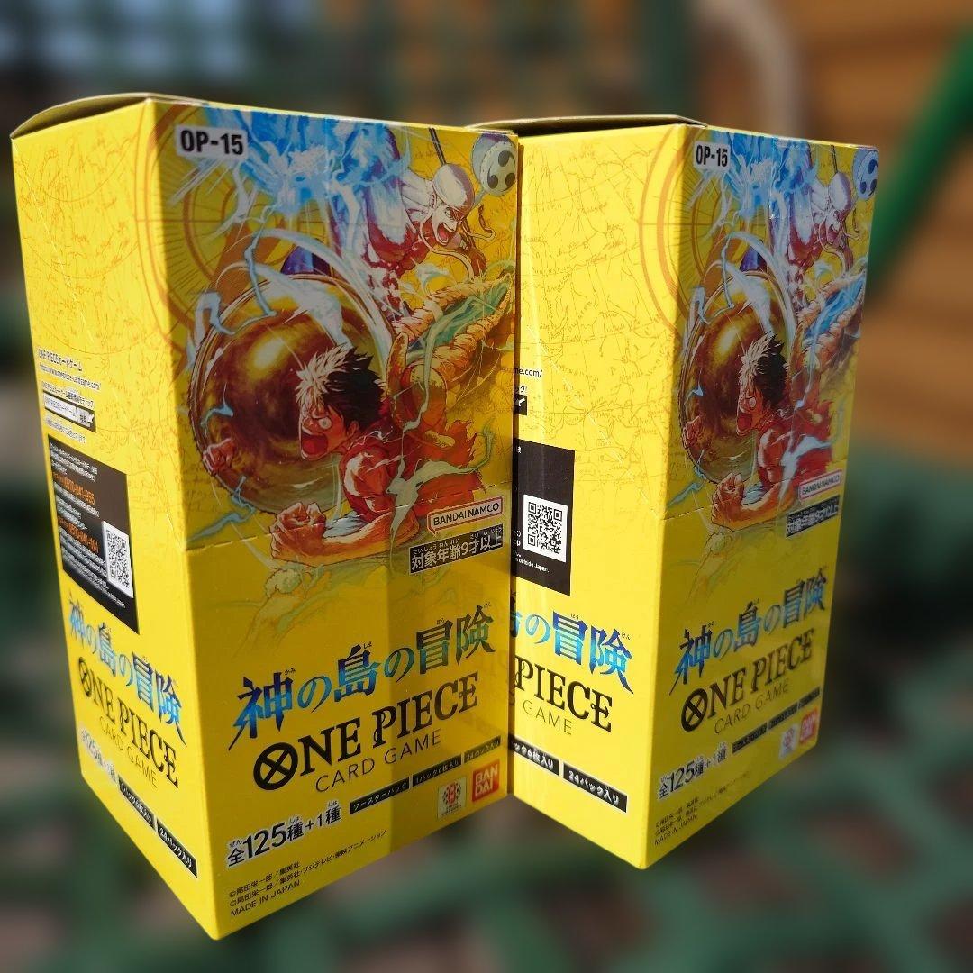 ★新品・未開封・テープ付　神の島の冒険 ONE PIECE ワンピース　2BOX