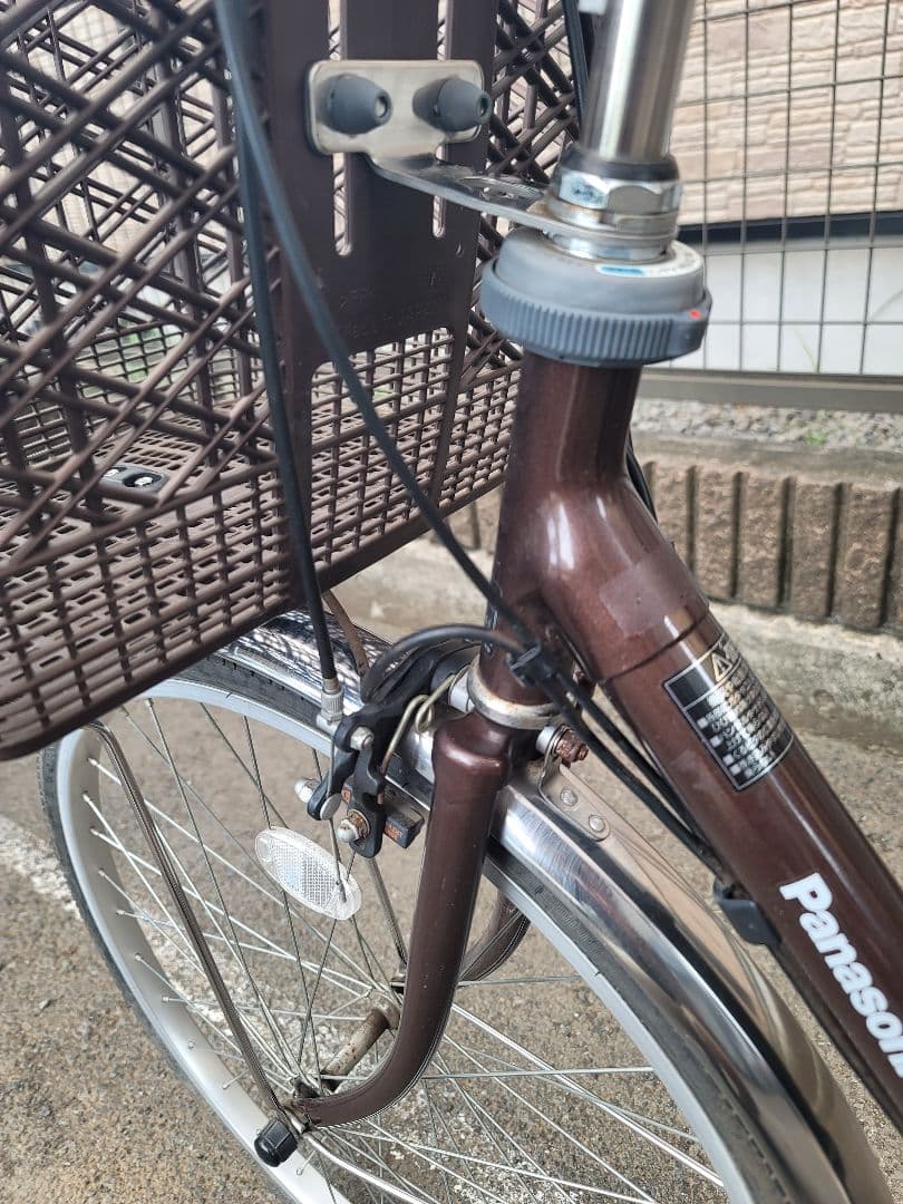 Panasonic　電動アシスト自転車　vivi TX 24型　チョコブラウン