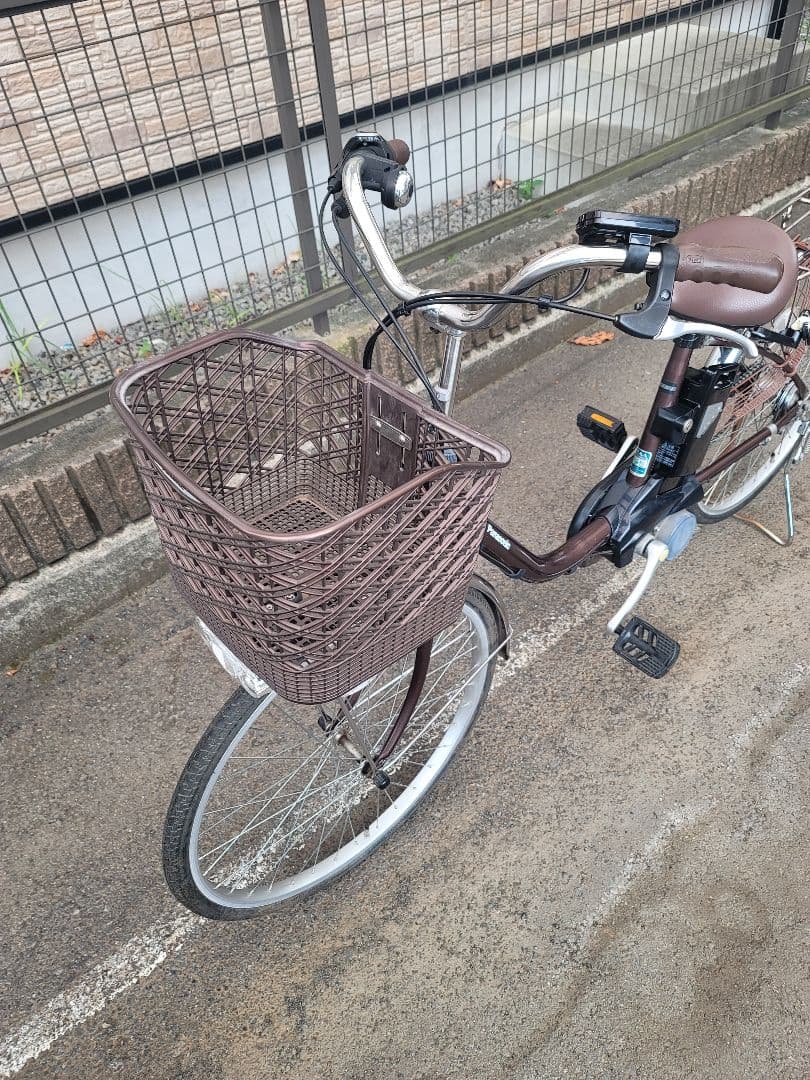 Panasonic　電動アシスト自転車　vivi TX 24型　チョコブラウン