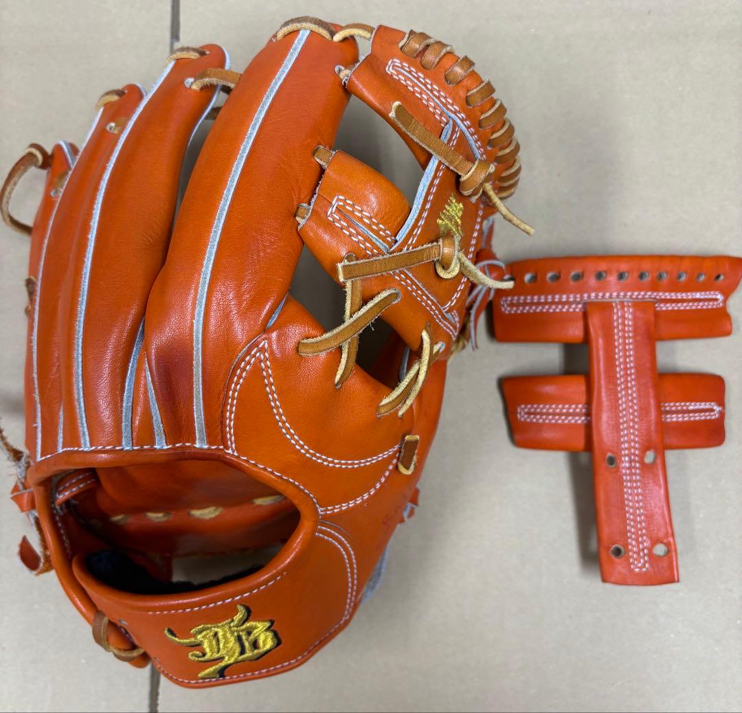 和牛JB硬式内野手用グラブ（JB-004）オーダーウェブ付き