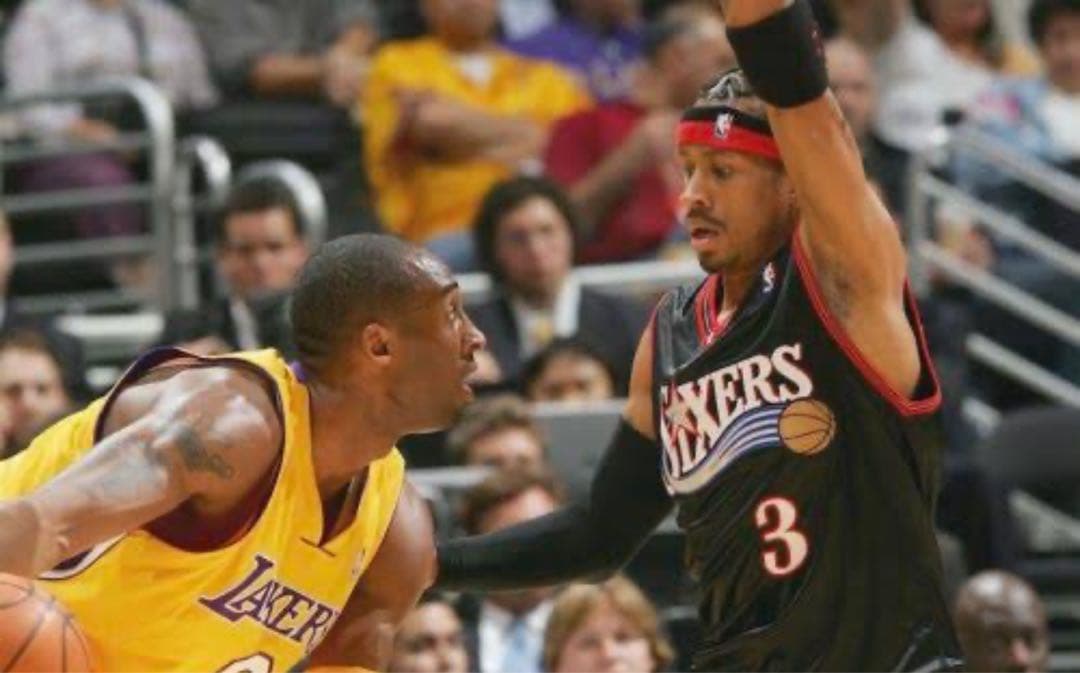 NBA Kobe Bryant Allen Iverson Tシャツ　LL