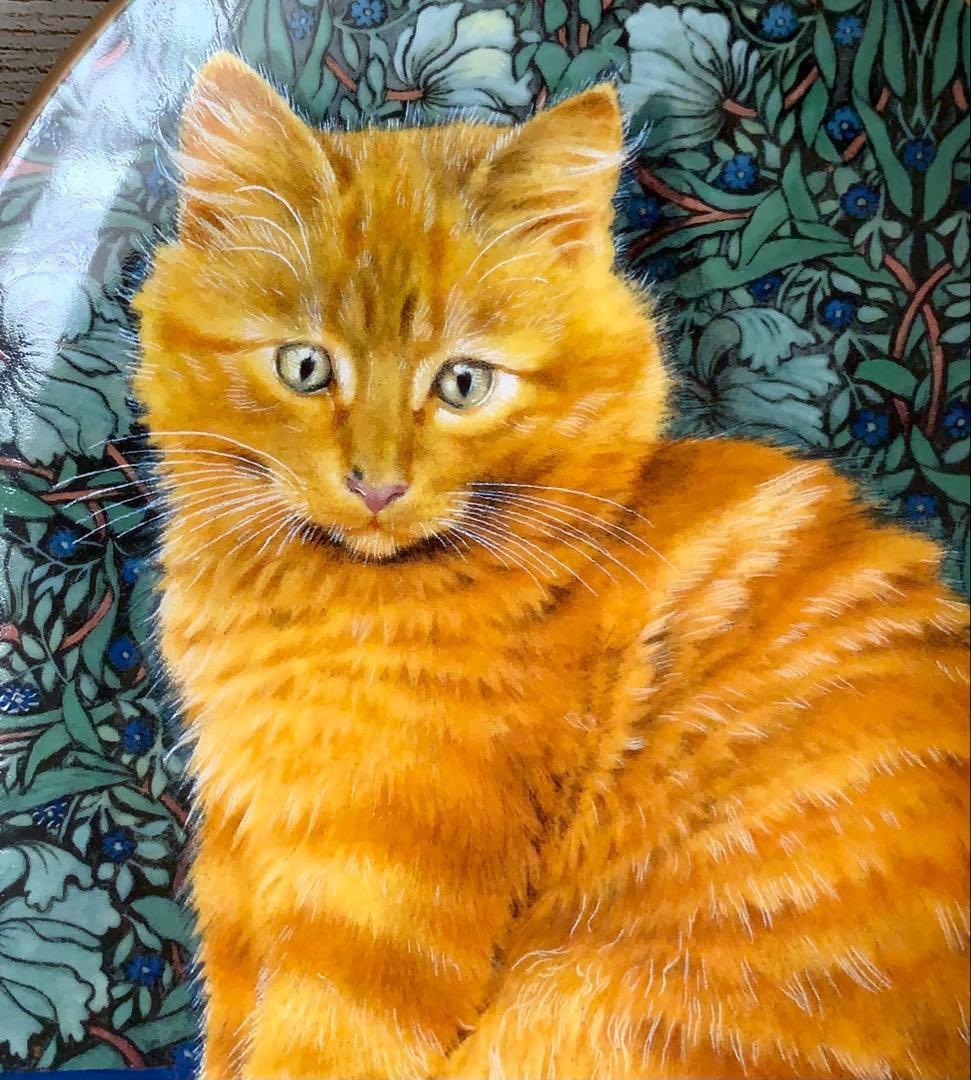レズリーアンアイボリー 猫のプレート ダンデライオン ロイヤルウースター