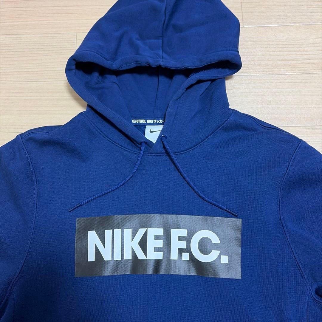 美品 ナイキ FC パーカー ジャージパンツ 上下 セットアップ ネイビー M