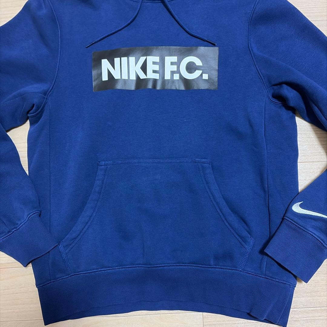 美品 ナイキ FC パーカー ジャージパンツ 上下 セットアップ ネイビー M