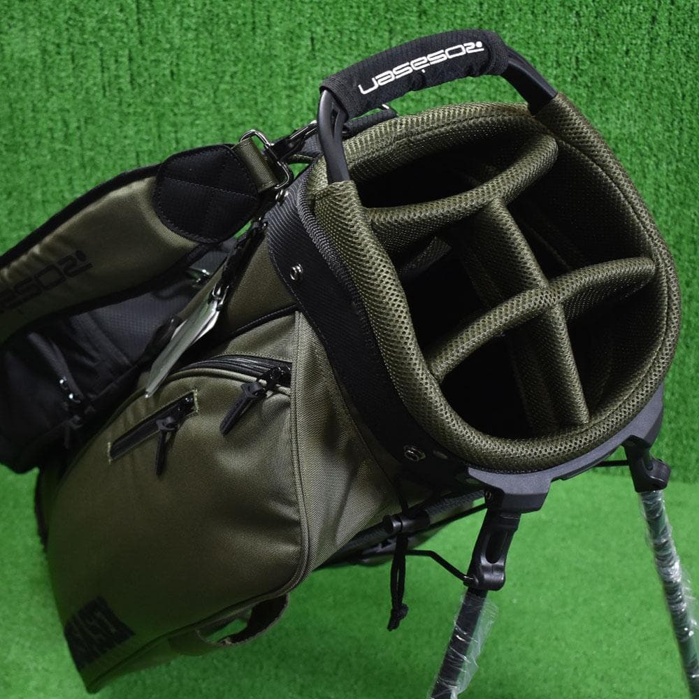 Rosasen/ロサーセン/ゴルフ キャディバッグ【カーキ】新品！