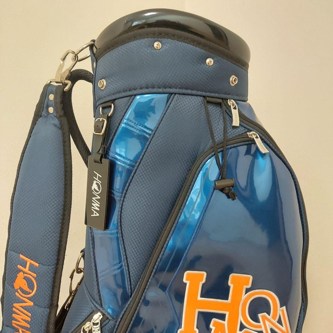 HONMA ホンマ キャディバッグ ネイビー/オレンジ ★美品