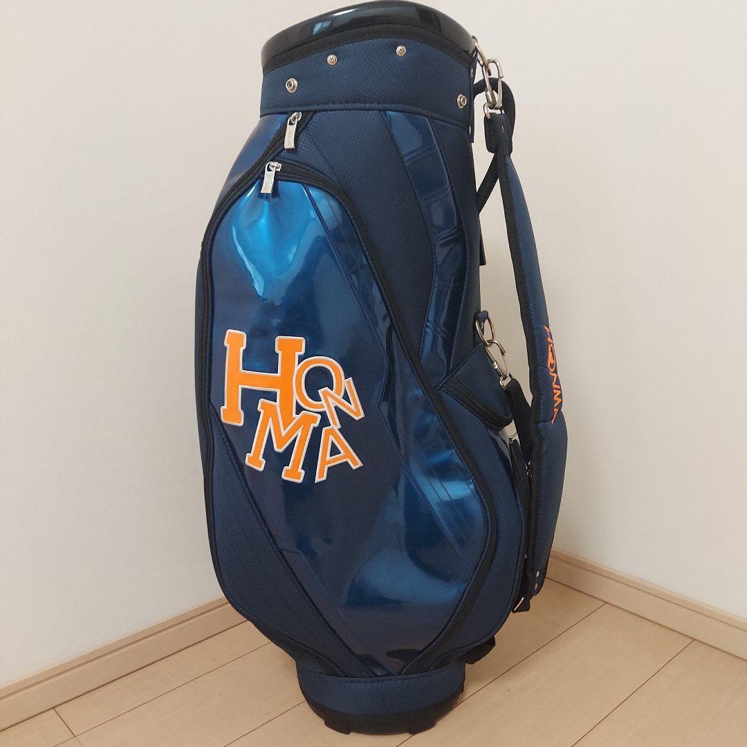 HONMA ホンマ キャディバッグ ネイビー/オレンジ ★美品
