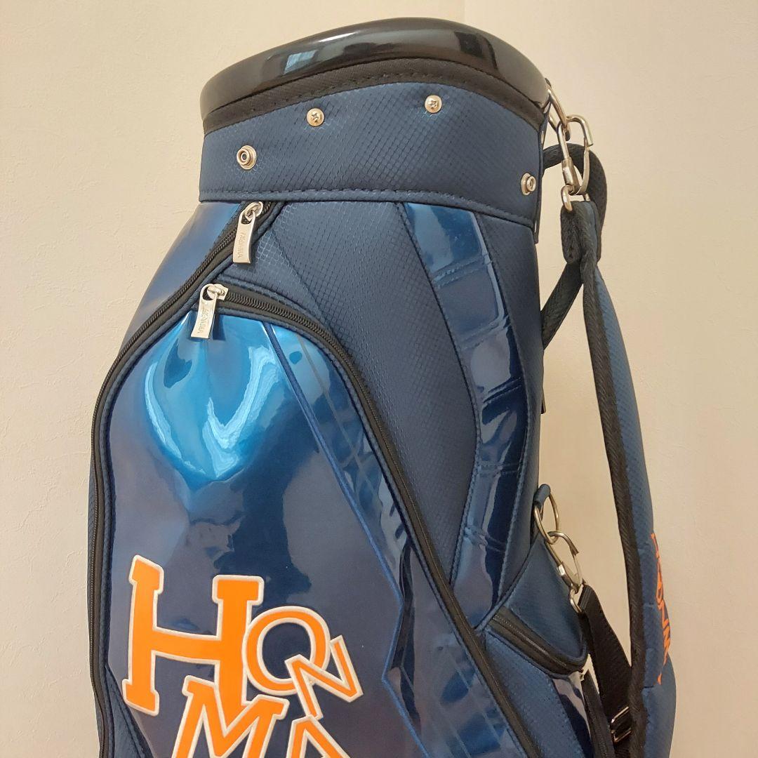 HONMA ホンマ キャディバッグ ネイビー/オレンジ ★美品