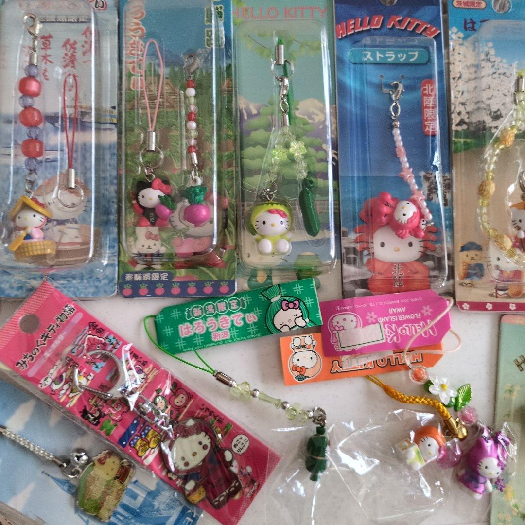 【激レア/当時物】ご当地キティ 根付 ストラップ 14点セット まとめ売り