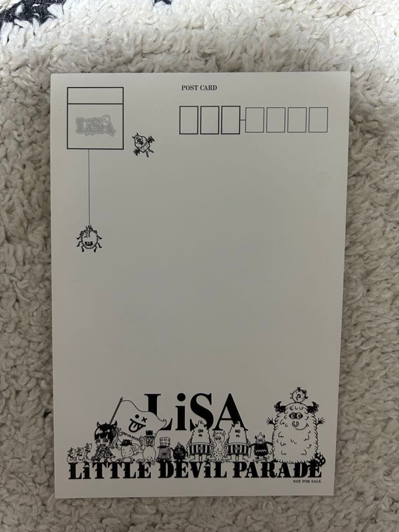 ア*ゴ様 LiSA 直筆サイン入り ポストカード