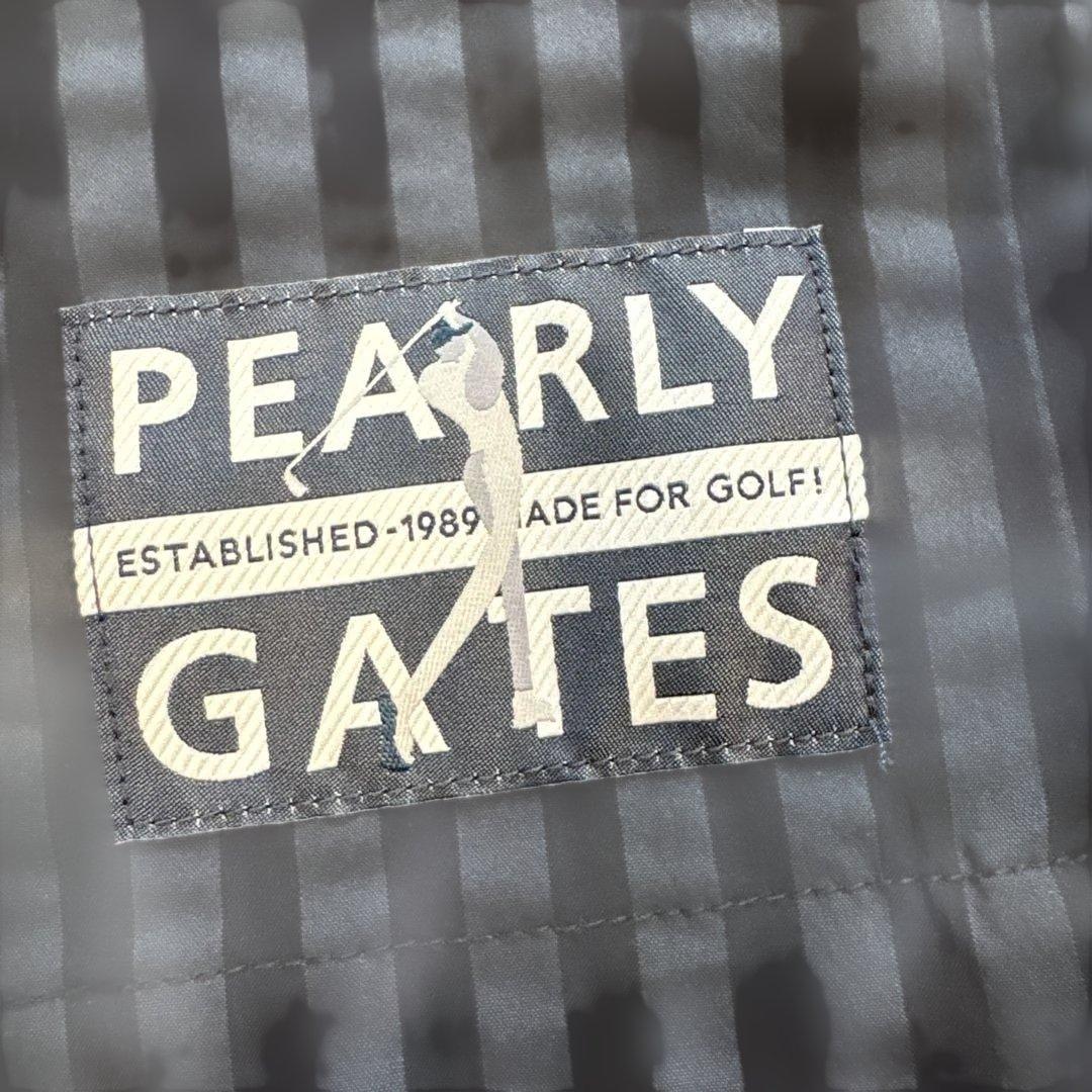 PEARLY GATES ゴルフパンツ ダークグレー ストライプ