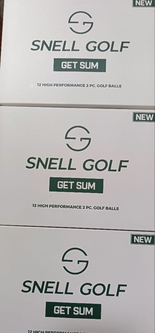 ゴルフボール　SNELL GOLF GET SUM 3ダース＋ティー