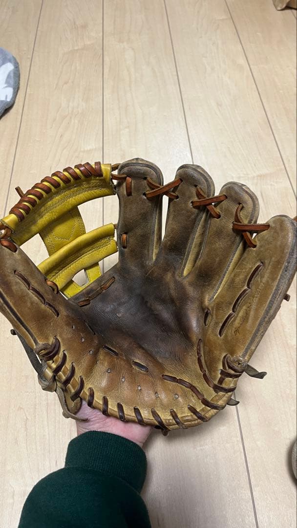 コ*ウ様 Mizuno 硬式グローブ イエロー