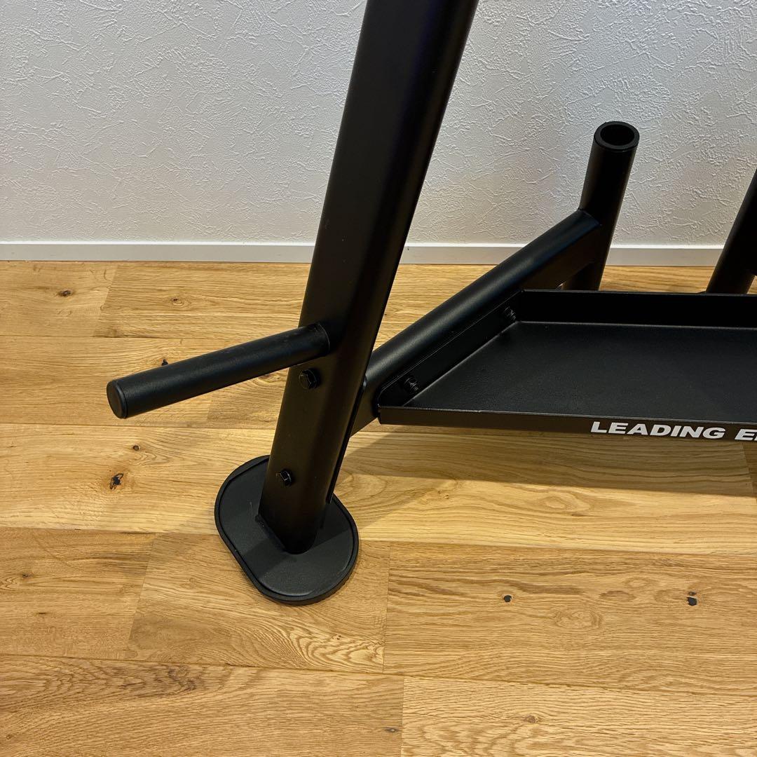 【ほぼ未使用】LEADING EDGE プレートラック 筋トレ トレーニング