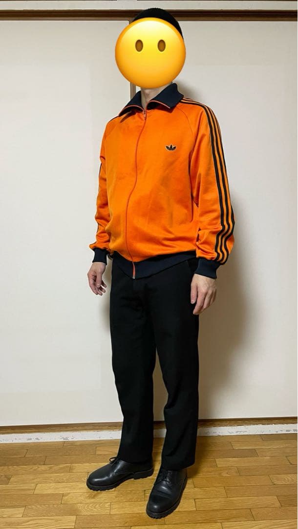 adidas トラックジャケットジャケット オレンジ　ADS-4F