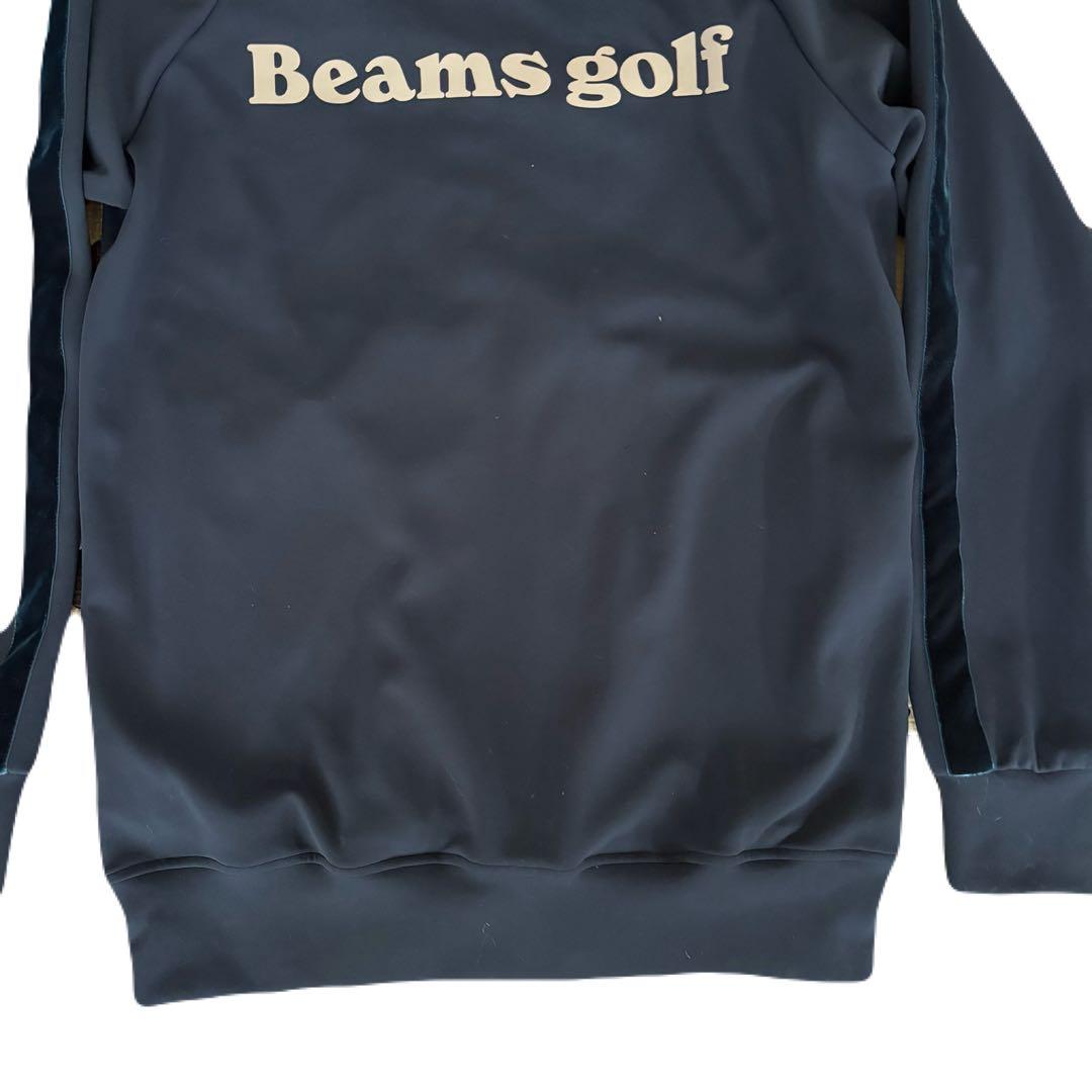 【極美品】BEAMS GOLF ネイビー M ジャージ　DRY機能付 フルジップ