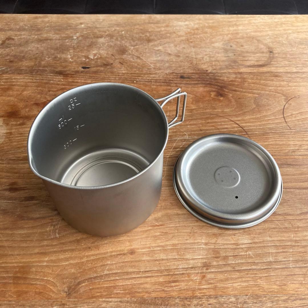 【旧ロゴ】エバニュー（EVERNEW）Ti Mug pot 900