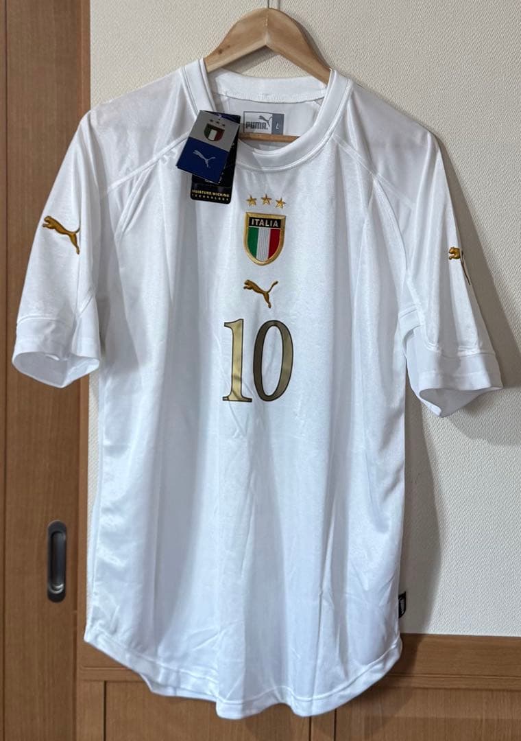 希少　2004年　イタリア代表　バッジョ　10番　正規品　当時物　代表ラスト