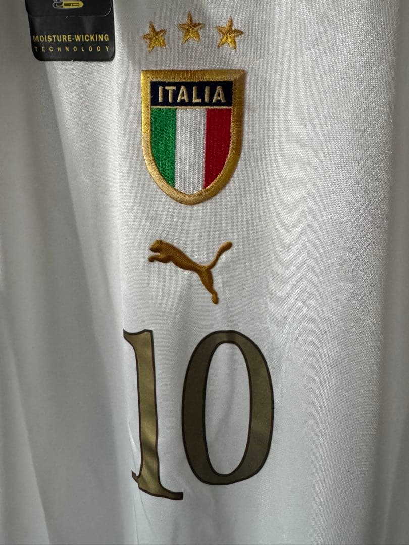 希少　2004年　イタリア代表　バッジョ　10番　正規品　当時物　代表ラスト