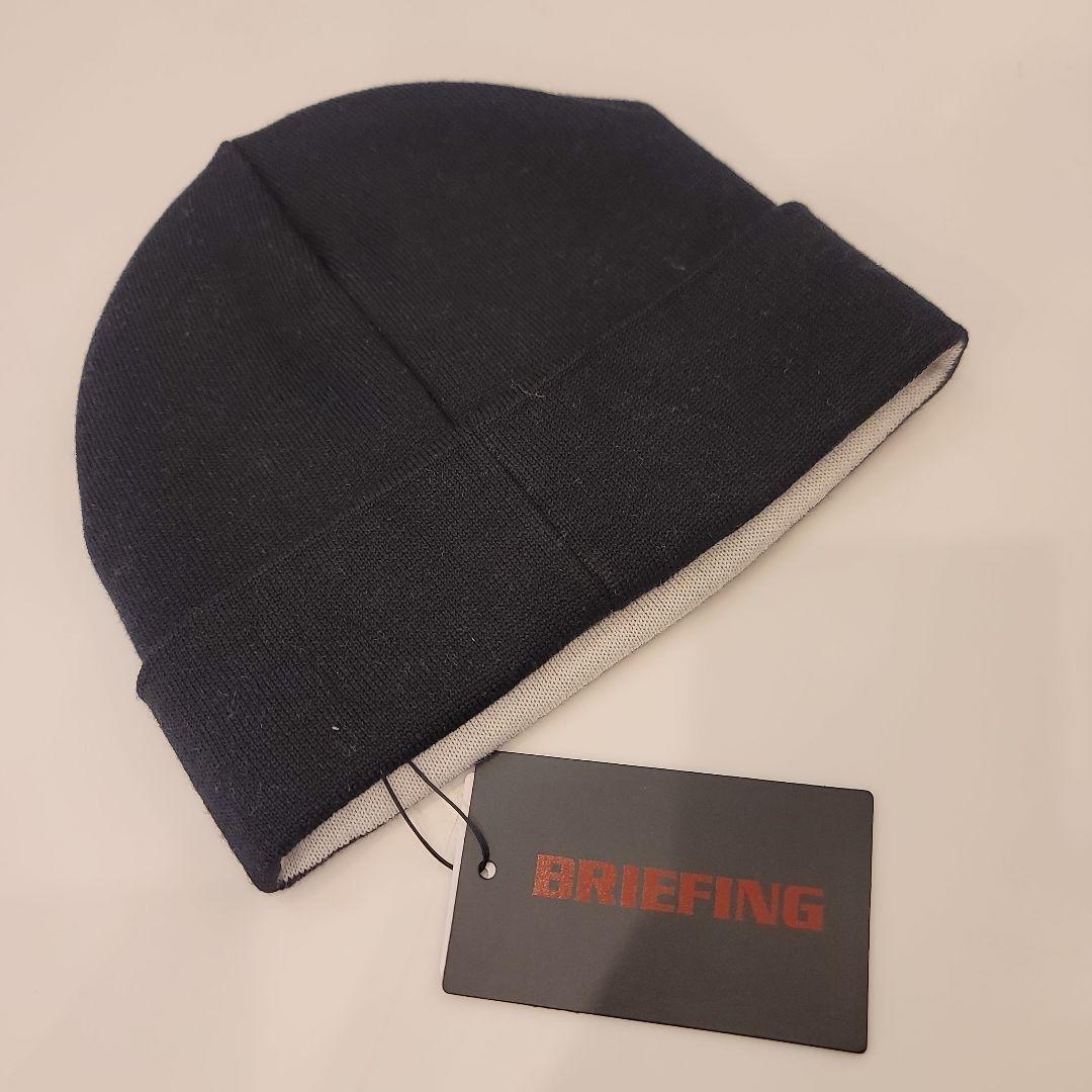 新品未使用　BRIEFING　正規品　LOGO BEANIE