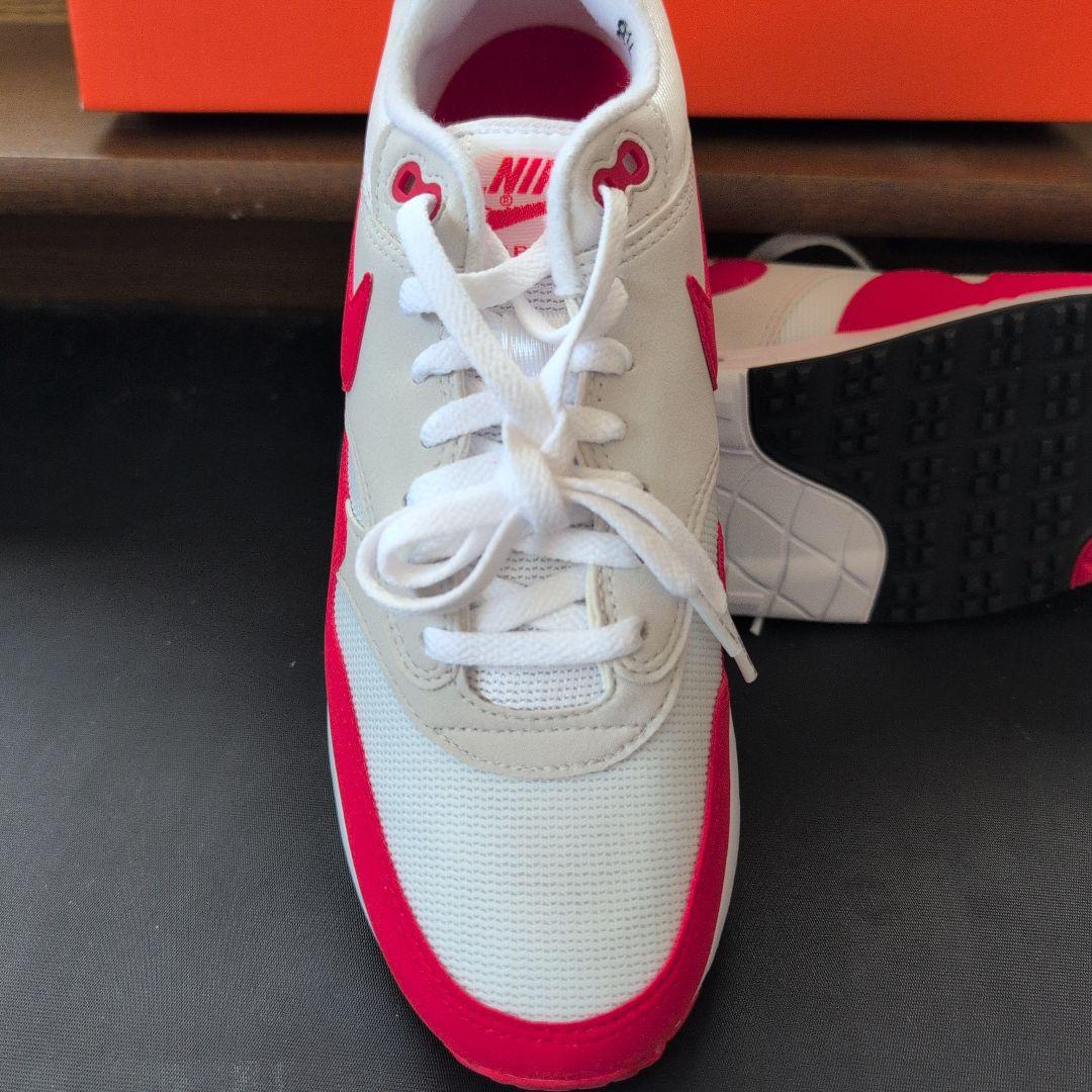 97 Nike エアマックス1 86OG ホワイト/レッド　シューズ
