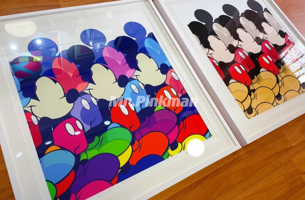 Jerkface版画 kaws ED25 2点