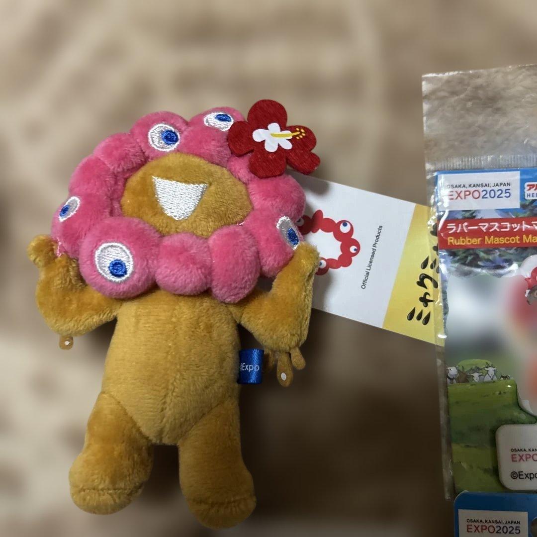 EXPO 2025 ミャクミャク グッズ ピンバッジ、マスコット、ぬいぐるみ、他