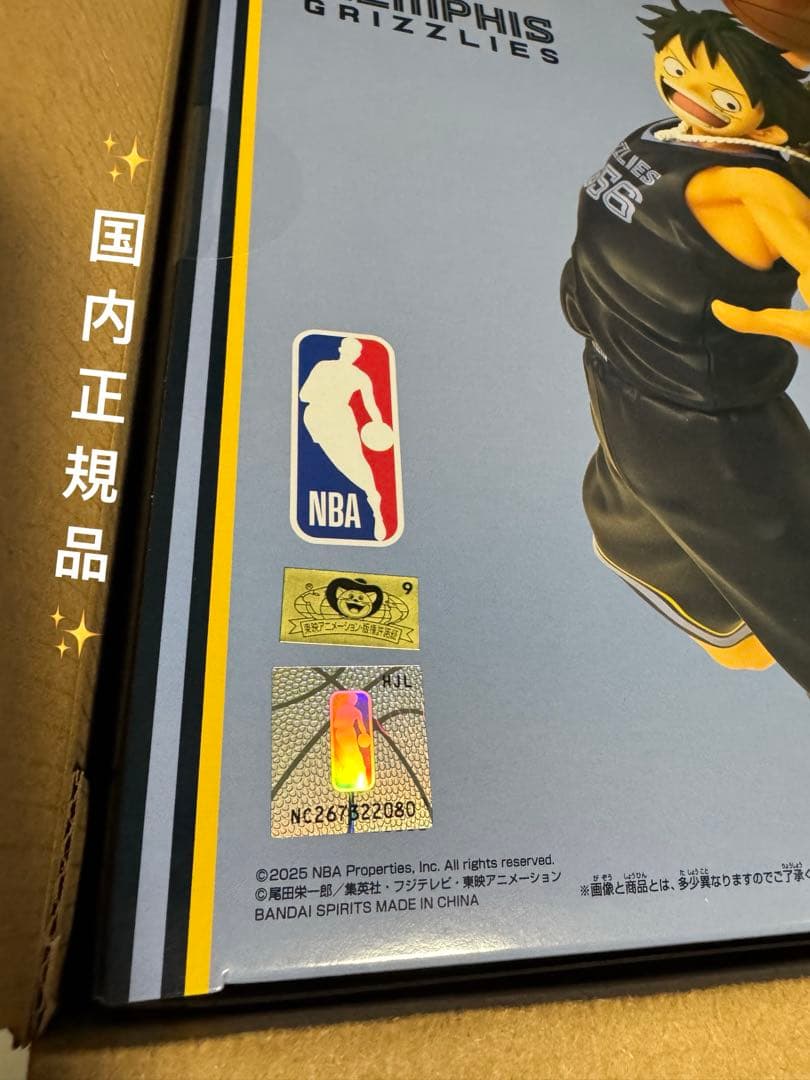 ✨ONE PIECE NBA メンフィス・グリズリーズ ルフィ ワンピース✨