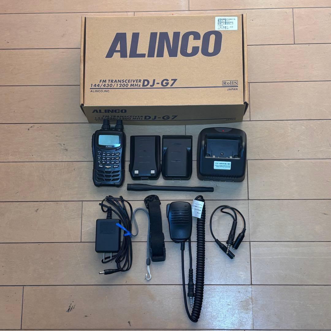 ALINCO アルインコ アマチュア無線機 DJ-G7 オプション付き