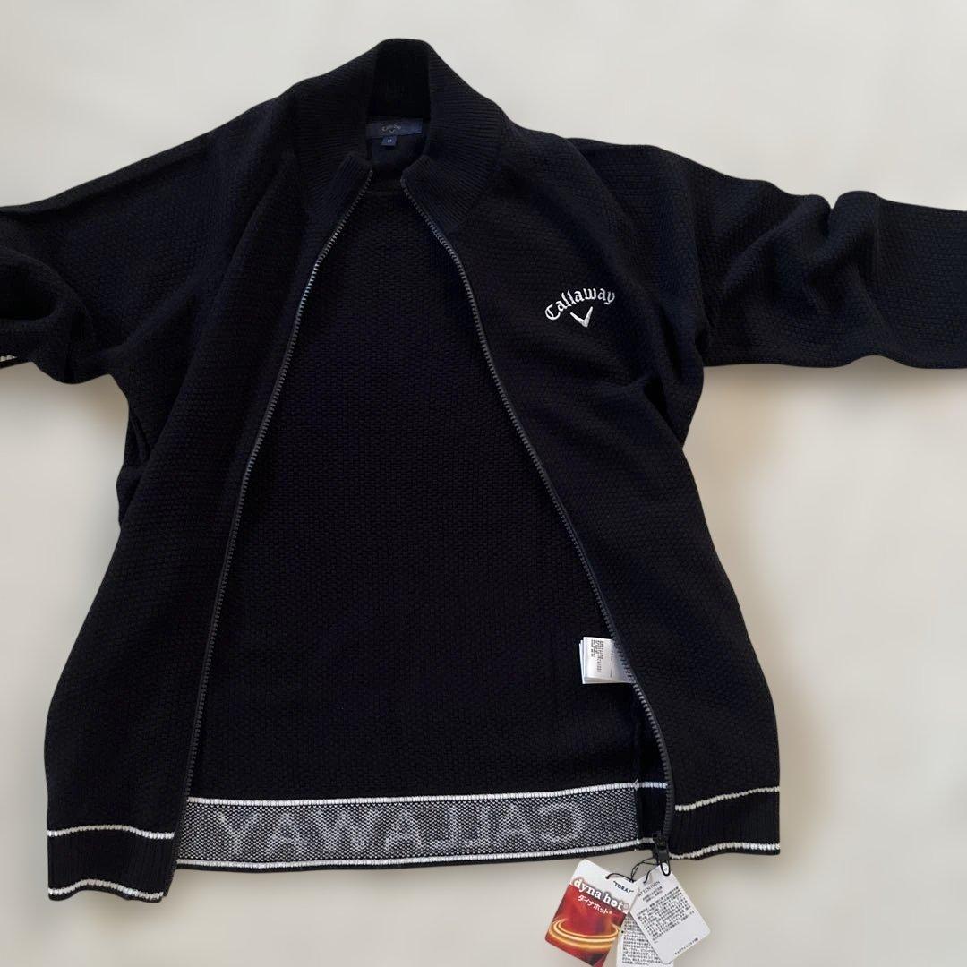 新品未使用Callaway ゴルフウェアー　ブラック 黒　ジャケット Mサイズ