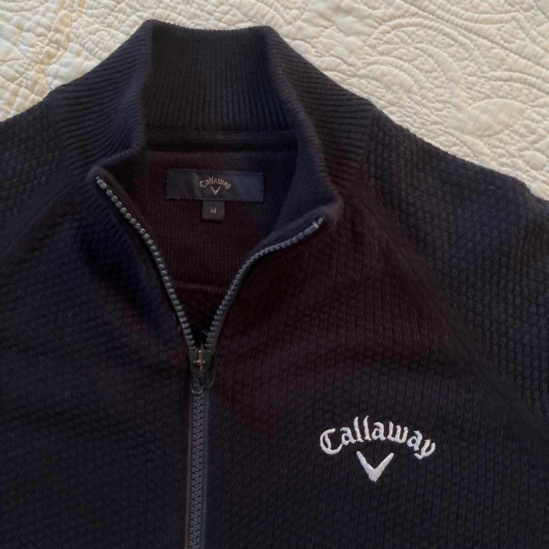新品未使用Callaway ゴルフウェアー　ブラック 黒　ジャケット Mサイズ
