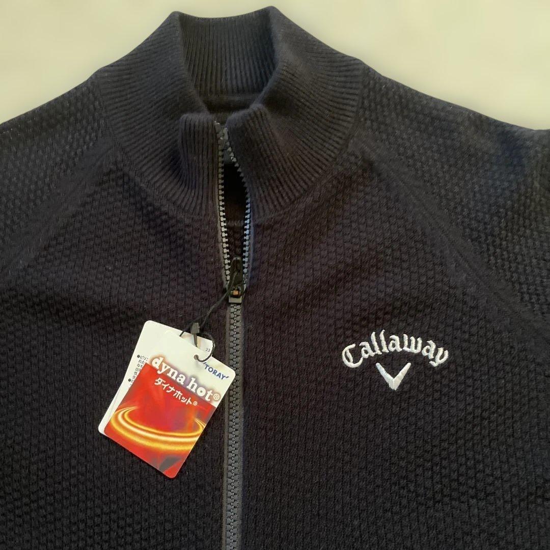 新品未使用Callaway ゴルフウェアー　ブラック 黒　ジャケット Mサイズ