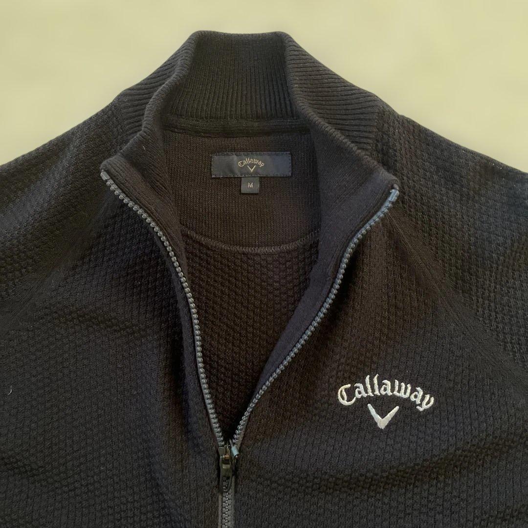新品未使用Callaway ゴルフウェアー　ブラック 黒　ジャケット Mサイズ