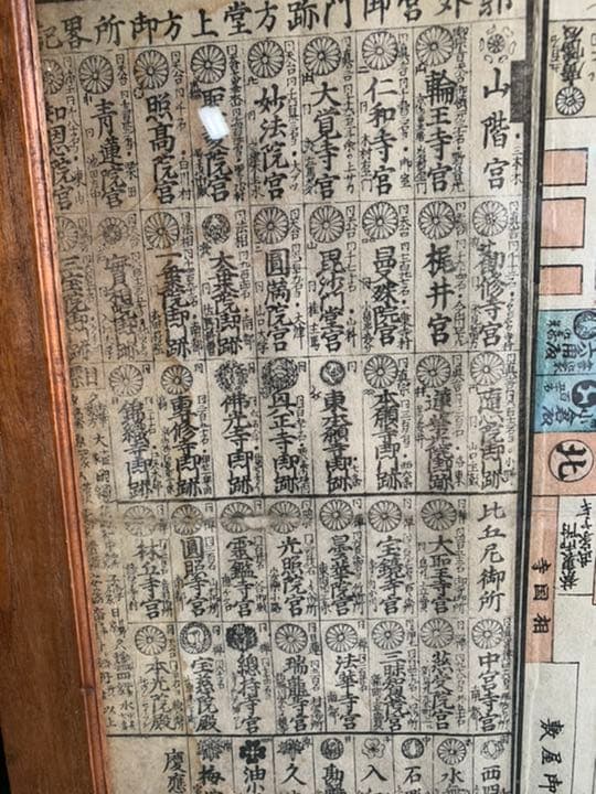 昭和　アンティーク　レトロ　絵　京都　寺社仏閣　神社　地図