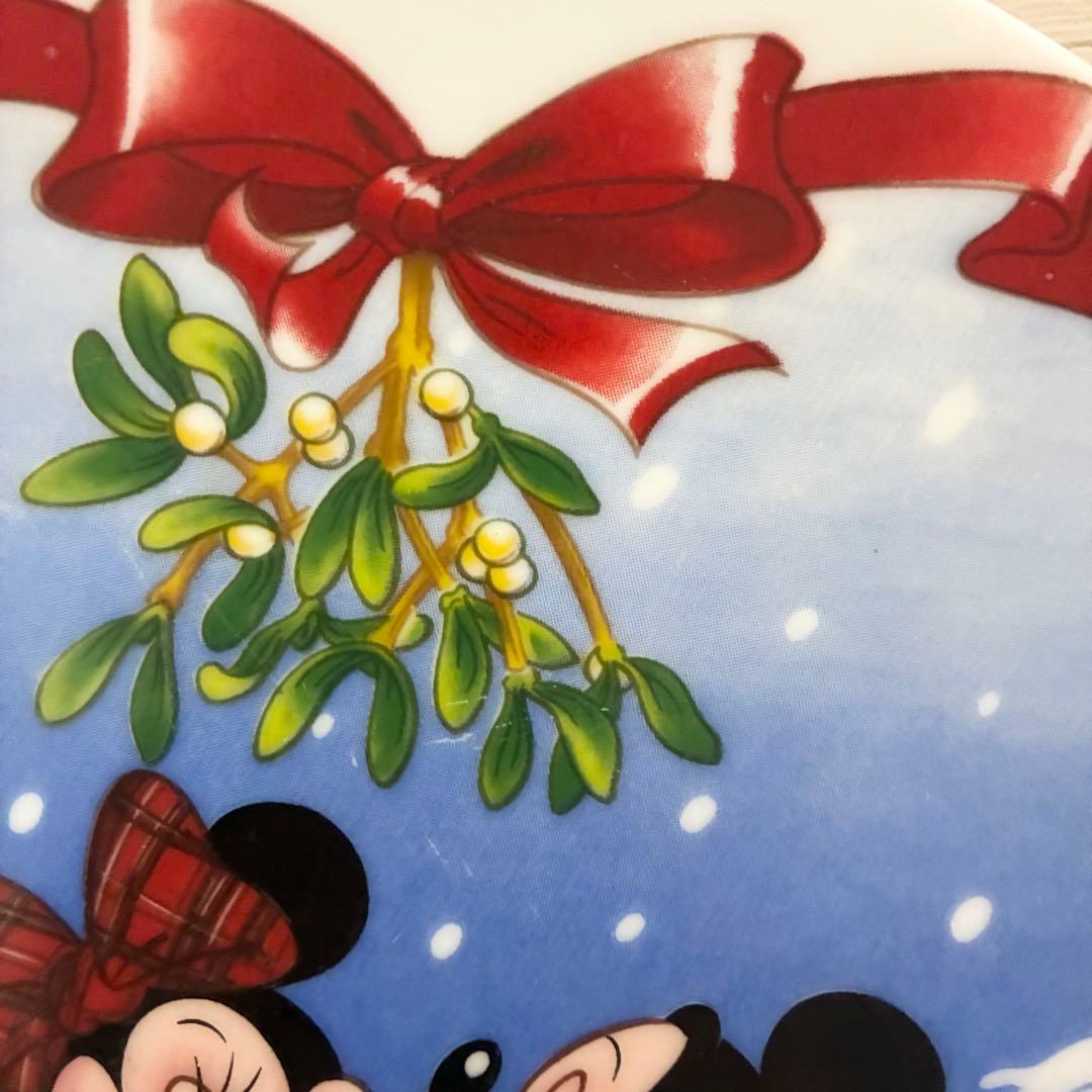 【日本未発売】ディズニーランド・パリ限定 クリスマス プレート ミッキー＆ミニー