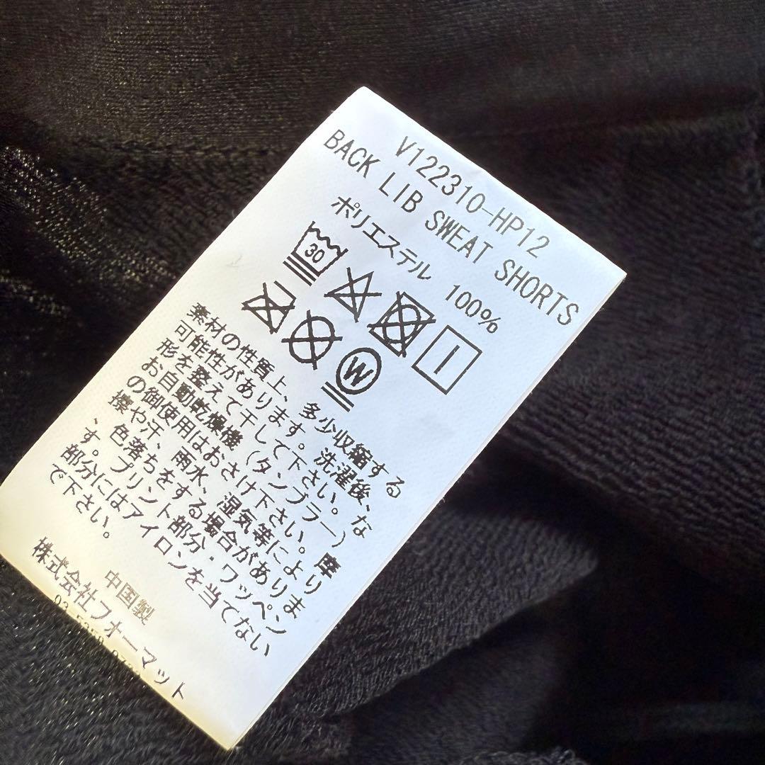 【V12】新品タグ付 ハーフパンツ ブラック ロゴ Lサイズ メンズ