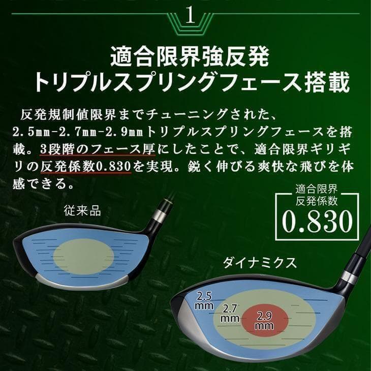 新品 ダイナミクスドライバーUSTマミヤV-spec α-Ⅳ 適合最強反発力