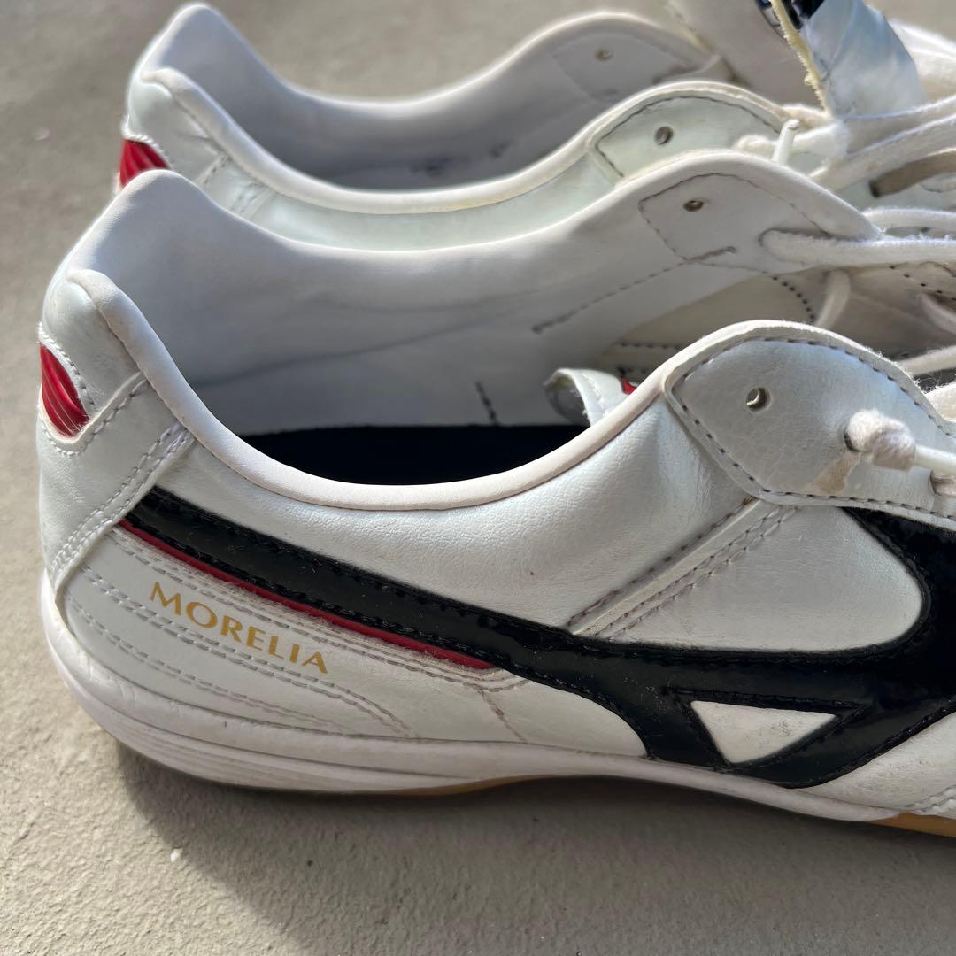 Mizuno Morelia サッカーシューズ ホワイト/ブラック/レッド
