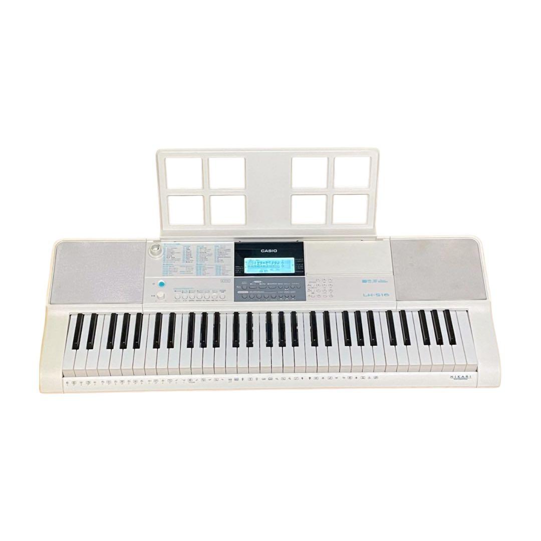【美品】CASIO LK-516 光ナビゲーションキーボード 61鍵盤