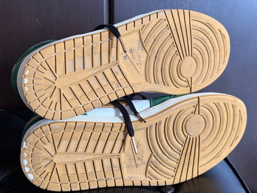 NIKE エアジョーダン1 グリーン ハイカット28.5