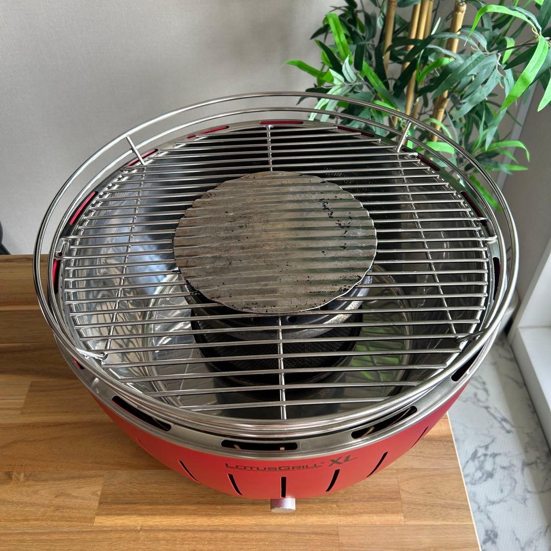 【美品】ロータスグリル LOTUSGRILL レッドロースター XLサイズ