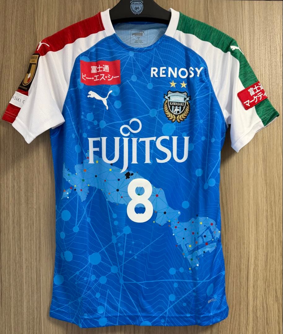 【8 ABE】2019 Jリーグ 川崎フロンターレ 阿部浩之　限定　ユニフォーム