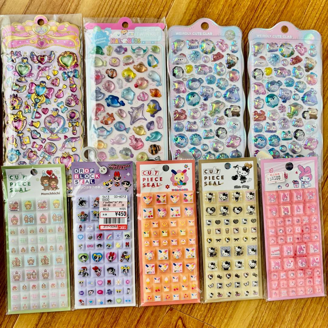 シールまとめ売り 81枚セット ボンボンドロップシールあり