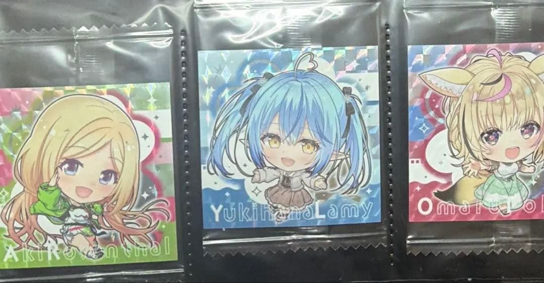 ホロライブ　ホロナツステッカーシール　ホロライブいたじゃがおまけシールまとめ売り