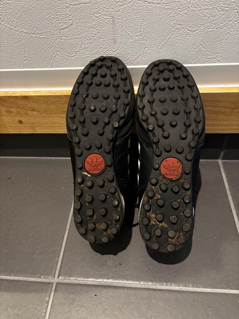 【美品】adidas Mundial Team 黒白 シューズ 27.5cm