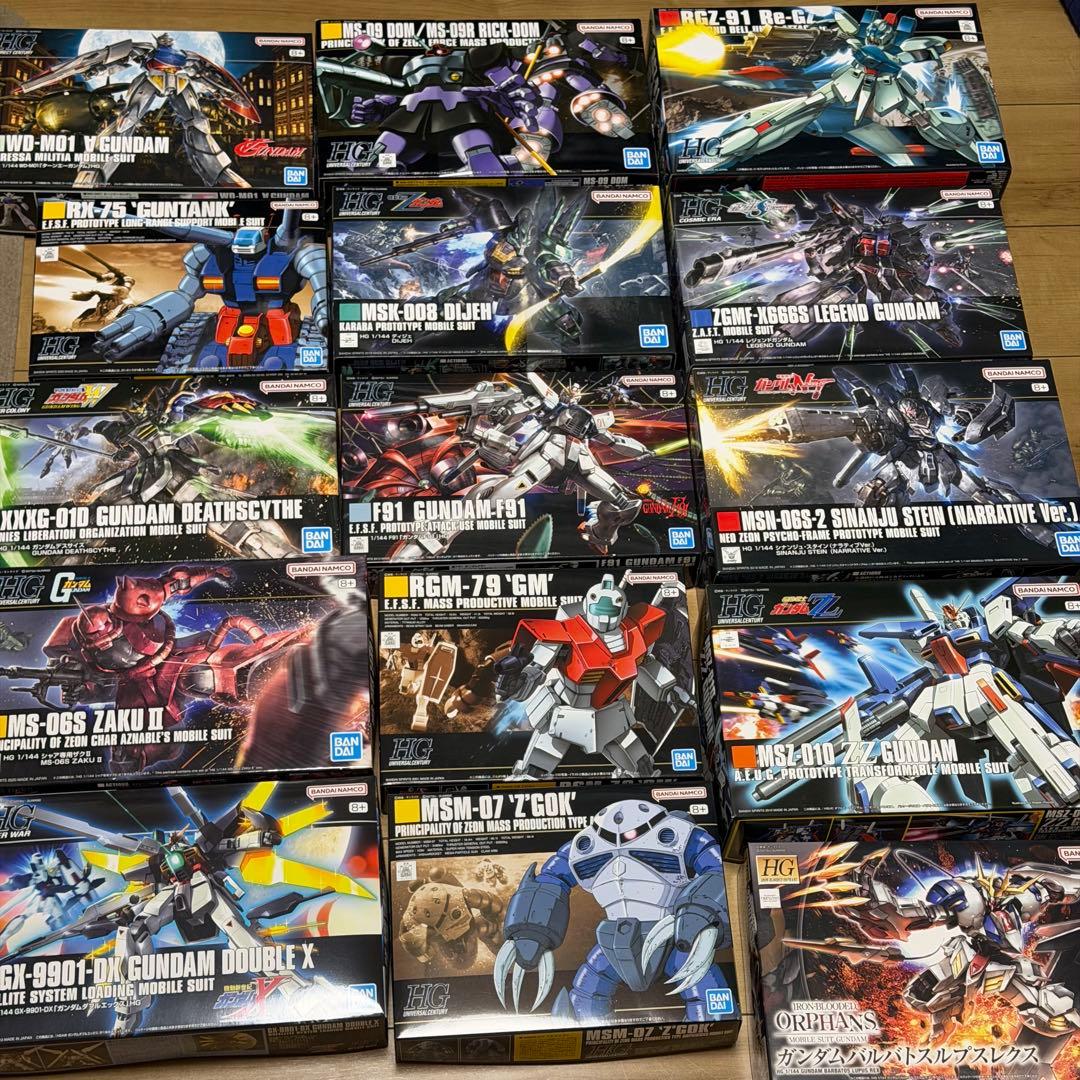 HG ガンプラセット 12種
